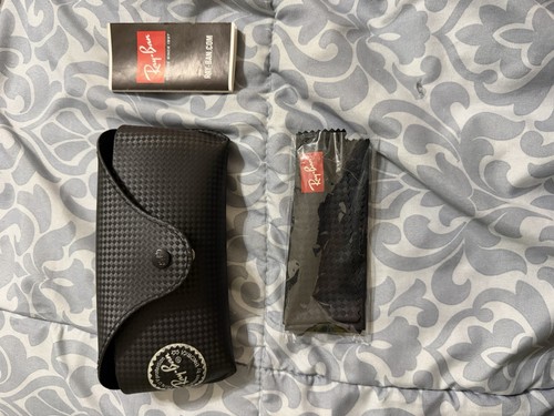 Ray ban black textured snap - textured,